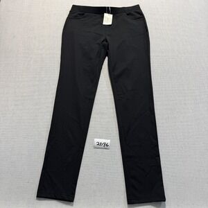 Bamans Pull‎ On Dress Pants Womens Sz L Black New